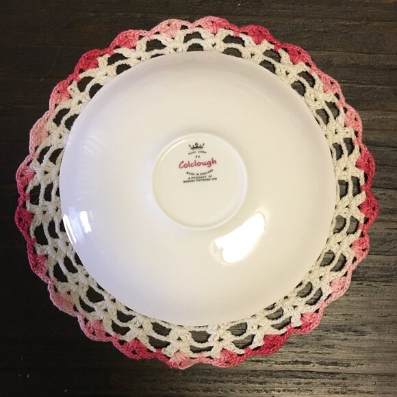 Colclough Pink Rose English Bone China Teacup & Saucer Set - Picture 6 of 11